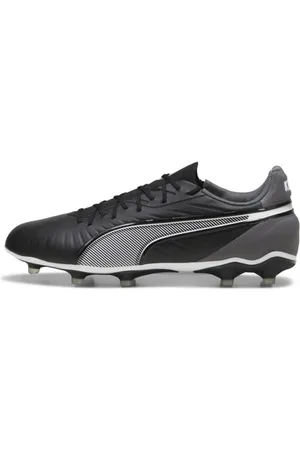PUMA Tacos de Futbol King Match Fg/ag en Talle 25 Negro/ Blanco/cool Dark Gris