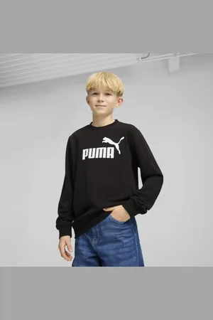 PUMA Sudadera Essentials No. 1 Logo Juvenil en Talle XL en Negro