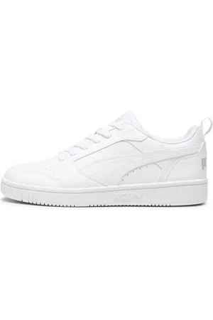 PUMA Tenis Rebound V6 Gamuza en Talle 22 Blanco/cool Light Gris