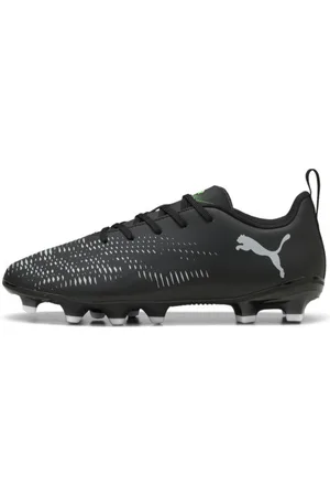 PUMA Botas de Fútbol Future 8 Play Fg/ag para Jóvenes en Talle 24 Negro/cool Light Gray/fluo Verde
