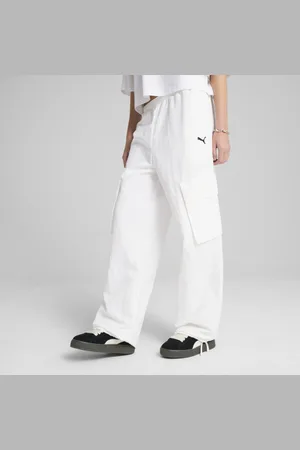 PUMA Pants Cargo Wardrobe Essentials para Mujer en Talle XS Blanco