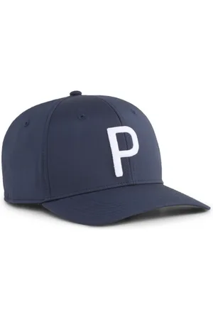 PUMA Gorra de Golf Heritage P Tech para Hombre en Talle Adult deep Navy/Blanco Glow