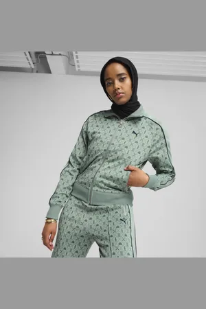 PUMA Chamarra Road To Unity para Mujer en Talle Chica Verde Moon/aop