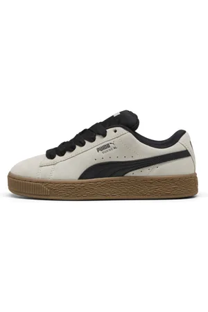 PUMA Tenis Suede XL Quiet Lux para Mujer en Talle 23 Vapor Gray/ Negro/gum