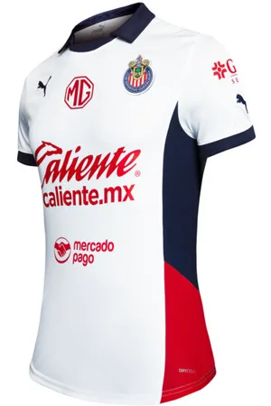 PUMA Jersey para Mujer Chivas Away Replica 24/25 en Talle Chica Blanco