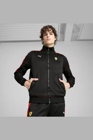 PUMA Chamarra de La Scuderia Ferrari Race Mt7 para Hombre en Talle Chica Negro