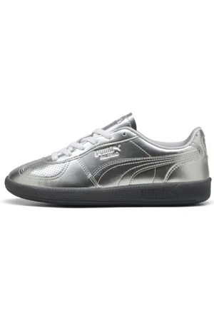 PUMA Tenis para Mujer Palermo Astro Escape en Talle 23 Silver/ Negro