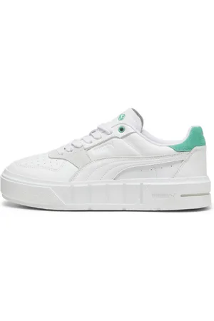 PUMA Tenis Cali Court Match para Mujer en Talle 23 Blanco/jade Frost