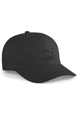 PUMA Gorra de Béisbol Classics Archive Logo en Talle Adult Negro/negro