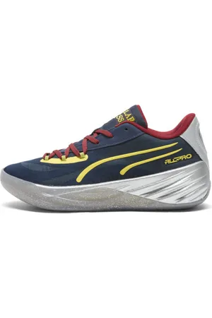 PUMA Tenis de Basquetbol All-Pro Nitro 2 Crowd Craze en Talle 23 Club Navy/intense Red/golden Fog