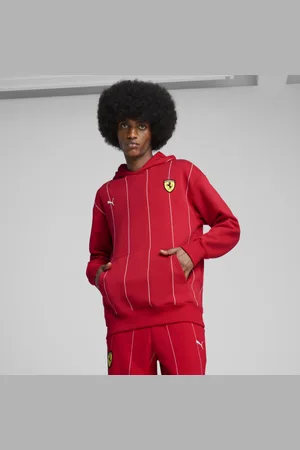 PUMA Sudadera Camisa Polo de La Scuderia Ferrari Race Premium para Hombre en Talle Chica