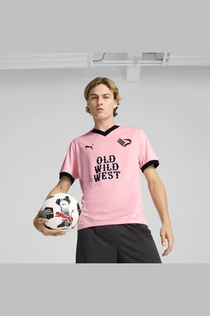 PUMA Jersey para Hombre Local Palermo Fc 24/25 en Talle Chica Team Light Rosa/ Negro