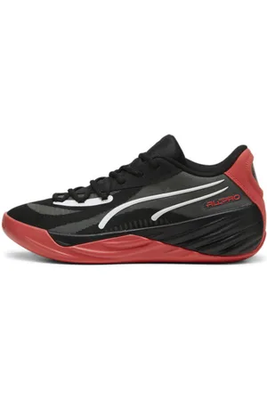 PUMA Tenis de Básquetbol All-Pro Nitro en Talle 22 Negro/active Rojo