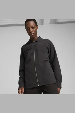 PUMA Chamarra Transeasonal para Hombre en Talle Chica Negro