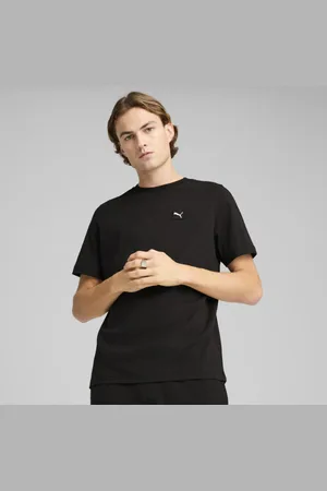 PUMA Playera Essentials Elevated para Hombre en Talle Grande Negro