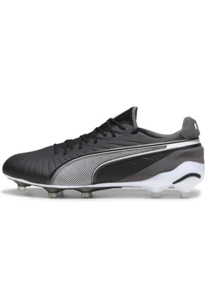 PUMA Tacos de Futbol King Ultimate Fg/ag en Talle 25 Negro/ Blanco/cool Dark Gris