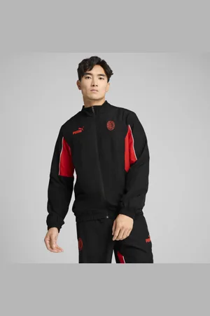 PUMA Chamarra Ac Milan Ftblarchive para Hombre en Talle Chica Negro/for All Time Rojo