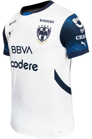 PUMA Jersey para Hombre Monterrey Away Replica 24-25 en Talle Chica Blanco