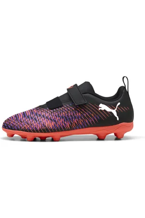 PUMA Tacos de Fútbol Adolescentes Future 8 Play V Fg/ag Rb en Talle 22.5 en Negro/ Blanco/glowing Rojo