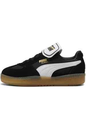 PUMA Tenis Palermo Moda Tongue para Mujer en Talle 26 Negro/ Blanco