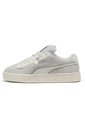 PUMA Tenis Suede XL Glam Athletics para Mujer en Talle 23 Feather Gray/warm Blanco