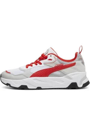 PUMA X F1 Trinity Sneakers en Talle 29.5 Blanco/pop Rojo