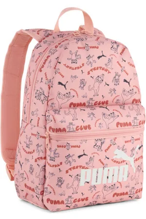 PUMA Mochila Pequeña Estampada Phase en Rosa Fruit/stretchy Cat Aop
