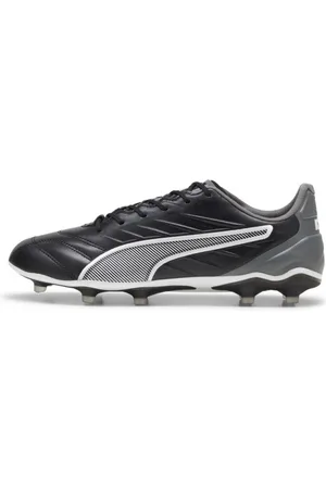 PUMA Tacos de Futbol King Match It en Talle 23.5 Negro/ Blanco/cool Dark Gris
