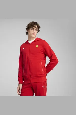 PUMA Chamarra Scuderia Ferrari Race para Hombre en Talle Chica