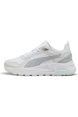 PUMA Tenis Trinity 2 Lite Aqua Metallics para Mujer en Talle 22 Blanco/ Silver/peaceful Azul