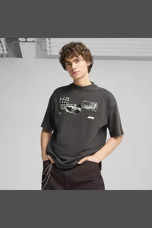 PUMA Playera para Hombre Mmq en Talle Grande Negro