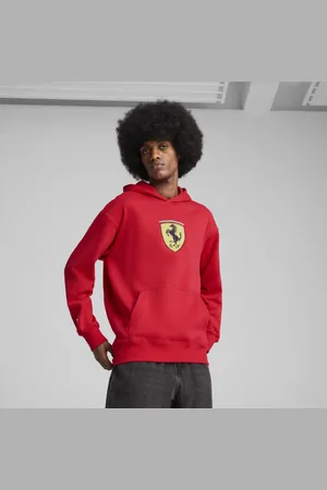 PUMA Playera Scuderia Ferrari Race Big Shield para Hombre en Talle Grande