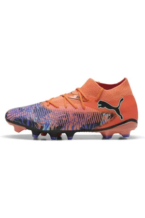 PUMA Tacos de Fútbol Future 8 Match Creativity Fg/ag en Talle 31 Orange Poppy/ Negro/dark Amethyst