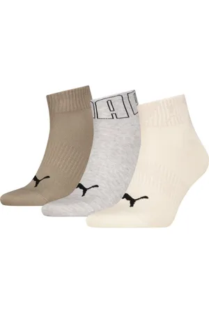 PUMA Pack 3 Pares de Calcetines Unisex, Paquete en Talle 7-9