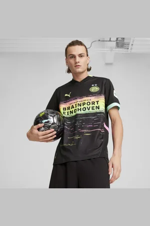 PUMA Jersey para Hombre Visitante Psv Eindhoven 24/25 en Talle Mediana Negro/yellow Alert