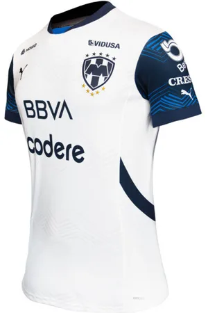PUMA Jersey para Mujer Monterrey Away Replica 24-25 en Talle Chica Blanco