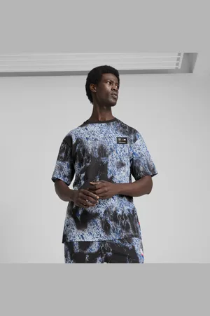PUMA Playera Estampada Bmw M Motorsport Colour Splash para Hombre en Talle Grande Negro