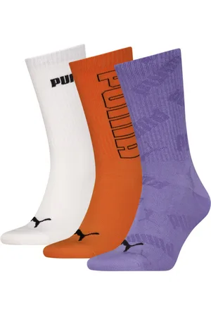 PUMA Pack 3 Pares de Calcetines Unisex en Talle 7-9