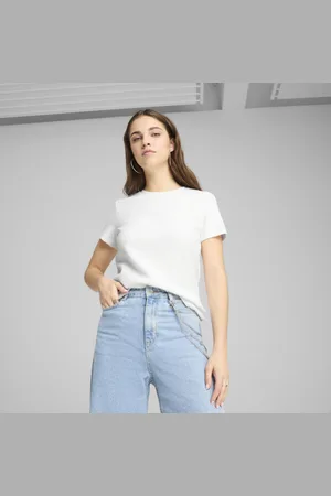 PUMA Playera Her para Mujer en Talle XL Blanco