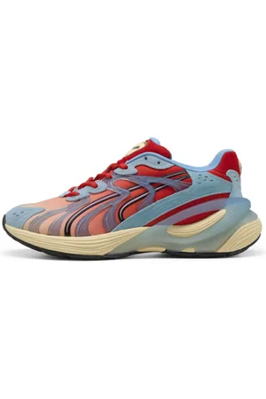 PUMA Tenis Inverse Unfiltered en Talle 28.5 Creamy Vanilla/for All Time Red/team Light Azul