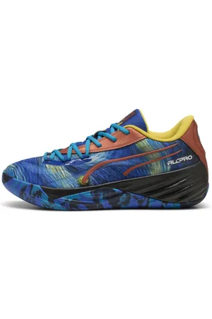 PUMA Tenis de Básquet All-Pro Nitro™ Squared Dylan Exhibit en Talle 28.5 Vivid Azul/tropical Azul