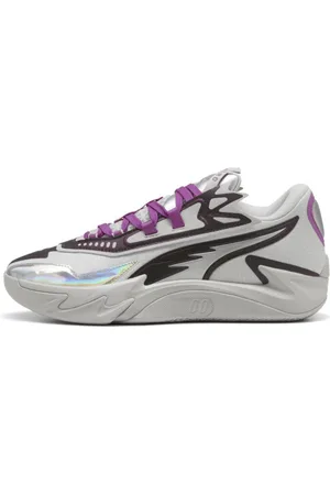 PUMA Tenis de Basquetbol Scoot Zeros II Sterling en Talle 28.5 Feather Gray/wild Berry