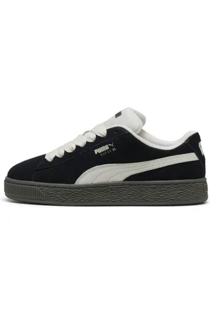 PUMA Tenis Suede XL Quiet Lux para Mujer en Talle 23 Negro/vapor Gray/gum