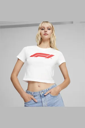 PUMA Playera para Mujer F1 Motorsport en Talle XS Blanco