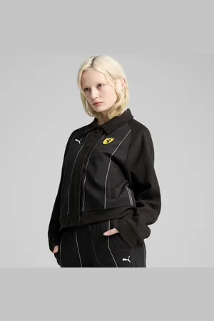 PUMA Chamarra Scuderia Ferrari Race para Mujer en Talle Chica Negro