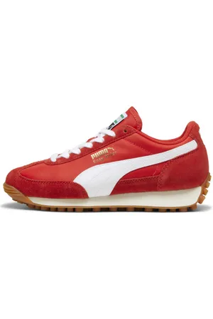 PUMA Tenis Infantiles Easy Rider Vintage en Talle 22 en Red/ Blanco
