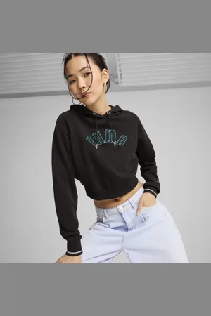 PUMA Sudadera para Mujer Classics en Talle XS Negro