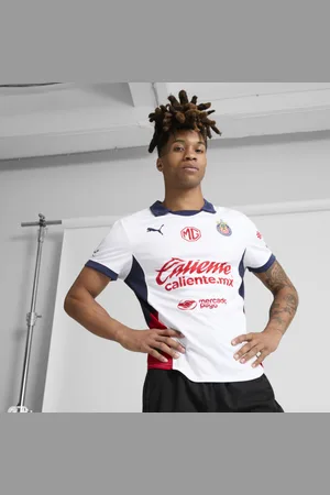 PUMA Jersey para Hombre Chivas Away Replica 24-25 en Talle Chica Blanco