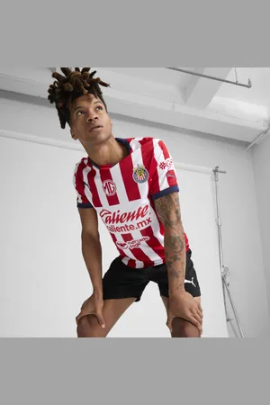 PUMA Jersey para Hombre Home Chivas Pro 24-25 en Talle Chica Rojo