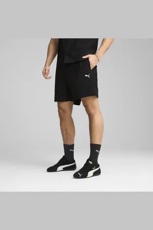 PUMA Shorts Wardrobe Essentials Seersucker Relaxed 6 para Hombre en Talle XL Negro